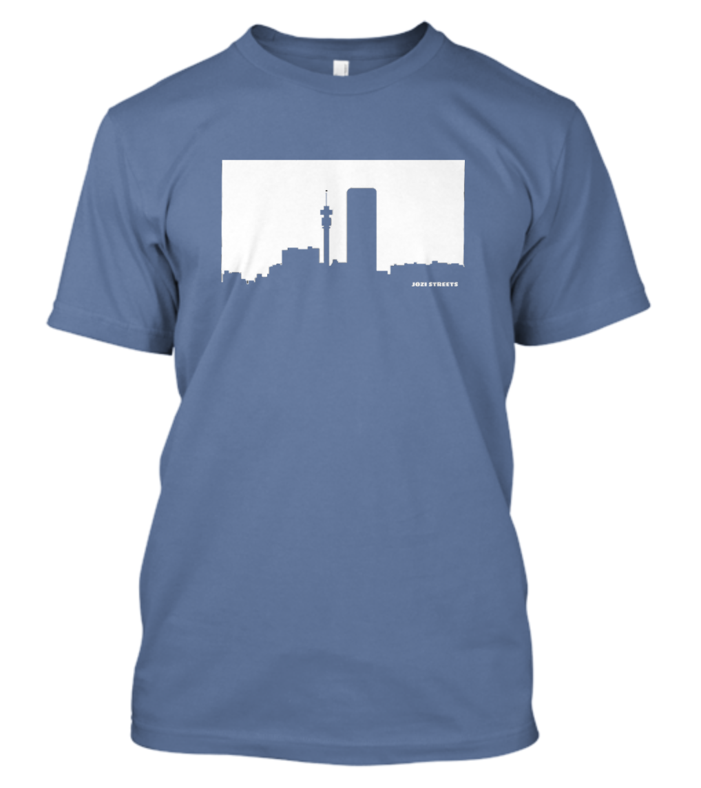 Jozi Streets T-shirt Sky Blue - White